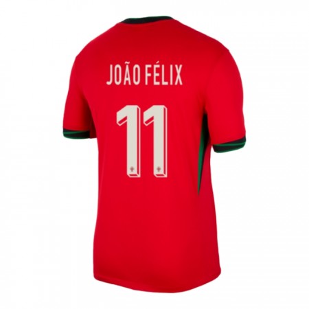 Virallinen pelipaita Portugali Joao Felix 11 Koti Euro 2024 Lyhythihainen - Miesten Virallinen pelipaita Portugali Joao Felix 11 Koti Euro 2024 Lyhythihainen - Miesten